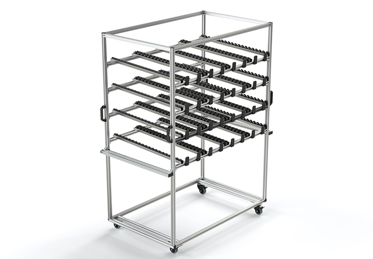 LEAN Flow Racks Material Handling Trolleys